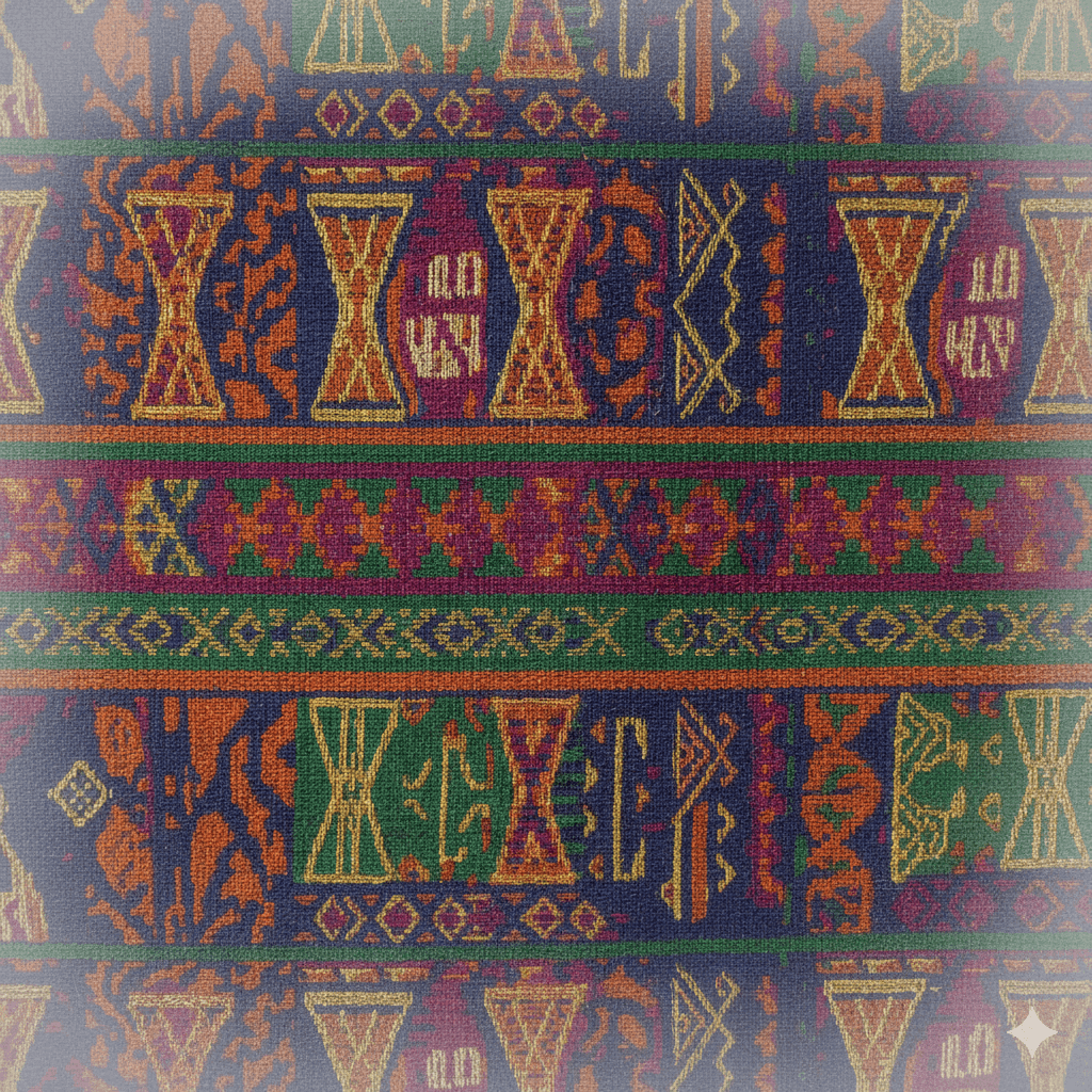 Burundian Fashion Background Texture