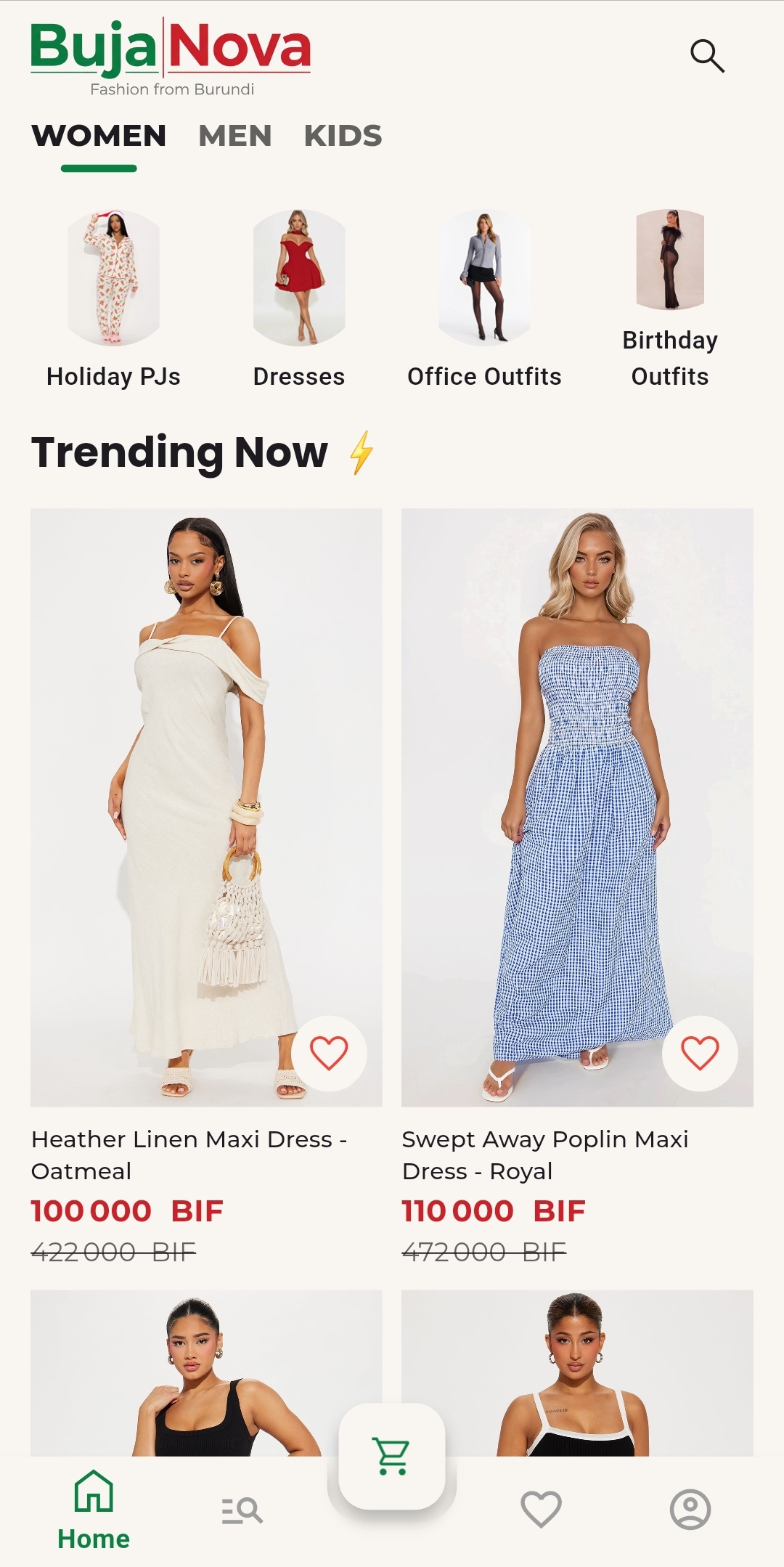 BujaNova App Screenshot