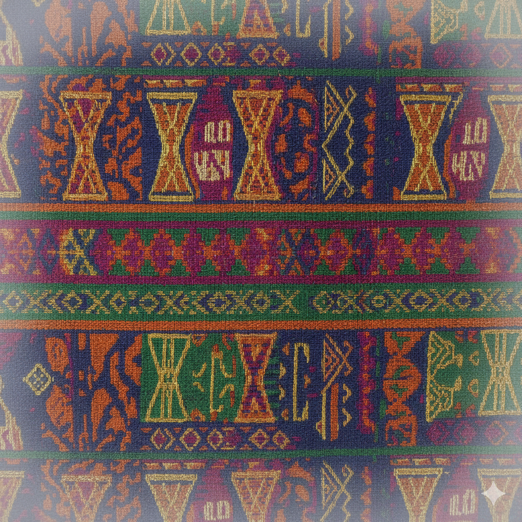 Burundian Fashion Background Texture